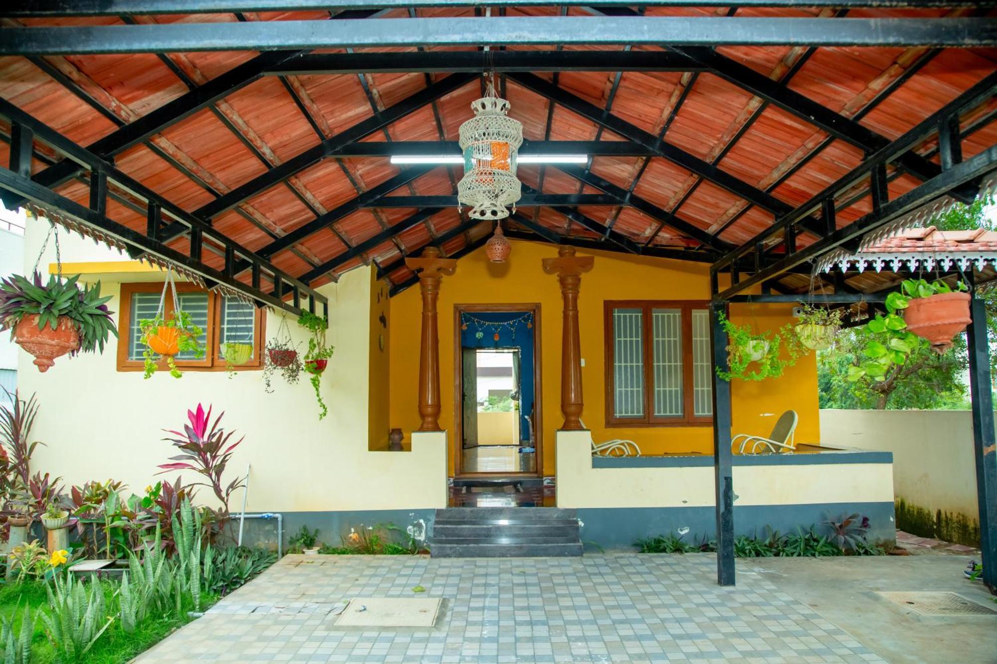 A Chettinad Villa In Coimbatore On The Way To Adiyogi And Nearer To Maruthamalai Esterno foto